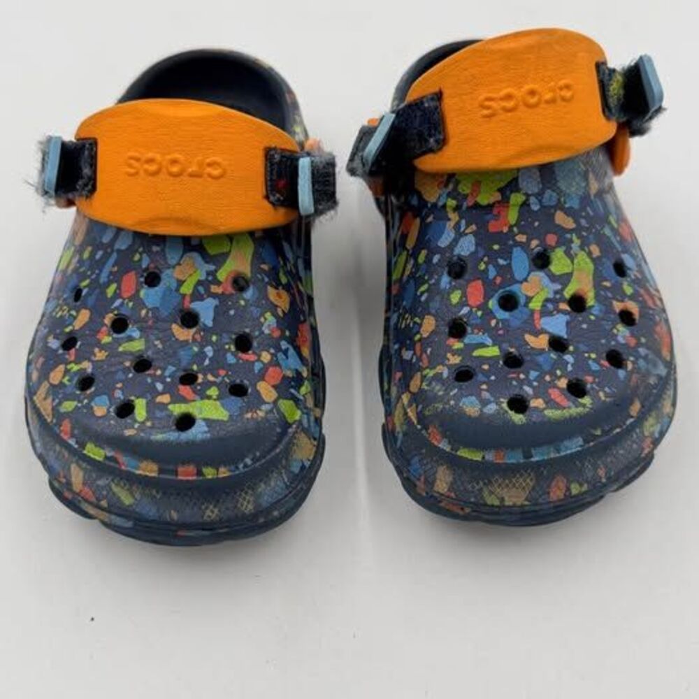 Crocs Classic All-Terrain Paint Splatter Clog size C 9